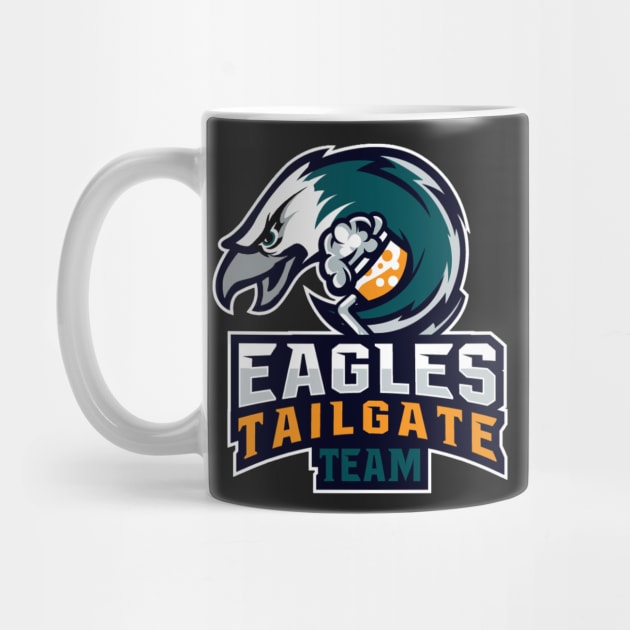 Eagles Tailgate Team Official Tee by Tailgate Team Tees